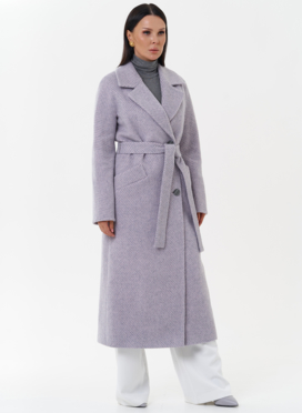 Женское пальто с английским воротником