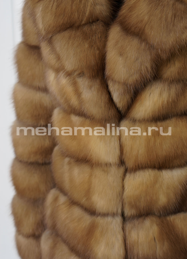 Шуба из куницы модель № S-721 универмаг малина