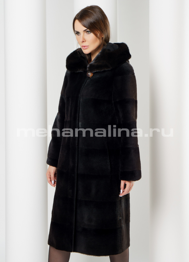 Шуба из нутрии модель № S-621 универмаг малина