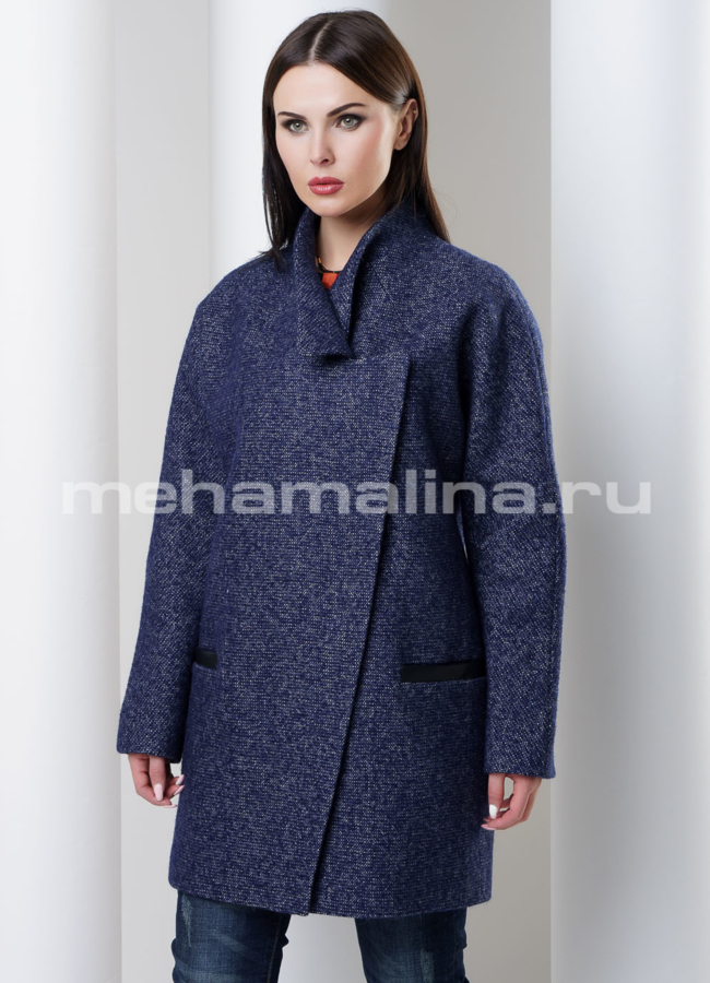 Пальто Avalon модель № BP-103 меха малина