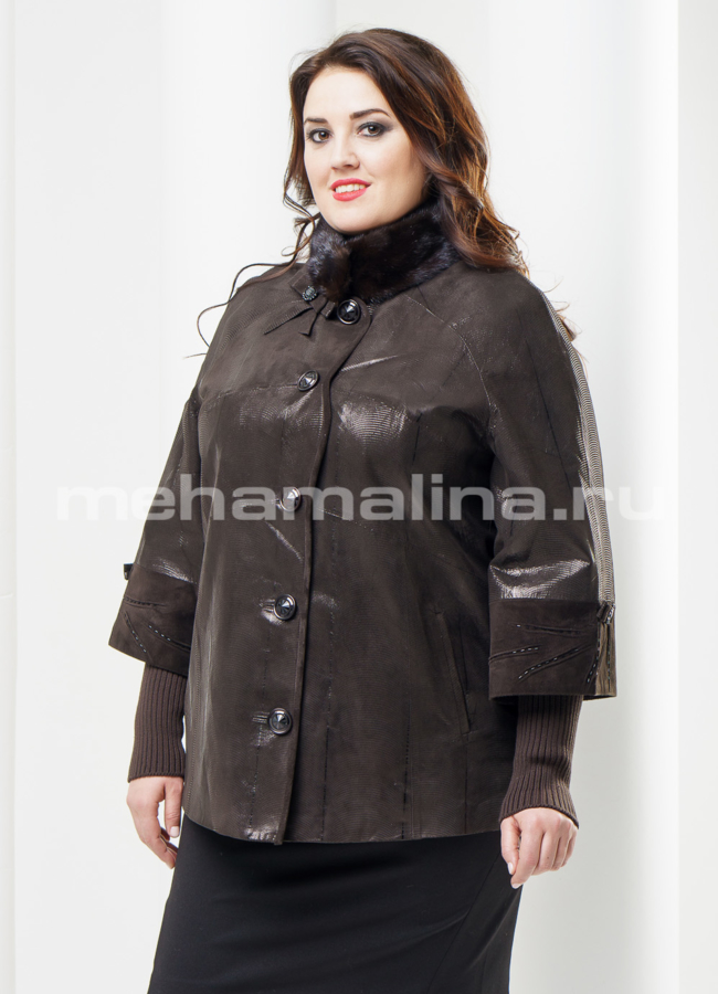 Куртка замша модель № K-295 в кредит