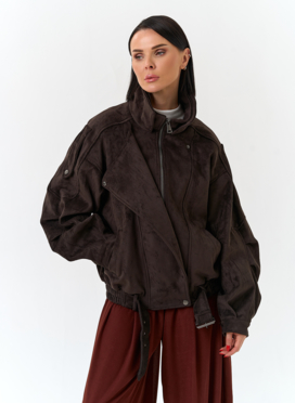 Женская куртка из эко замши