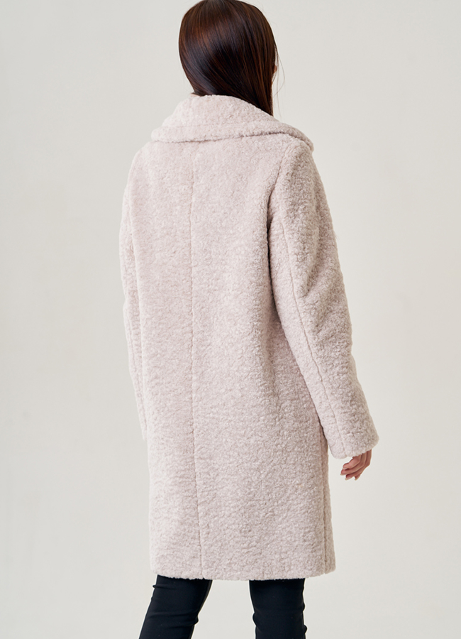 Женское полупальто с английским воротником  модель № 80907 универмаг малина