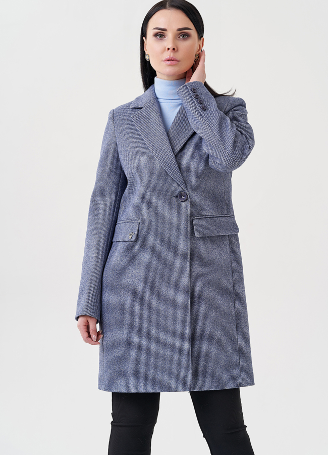 Женское пальто-пиджак модель № 22950 универмаг малина