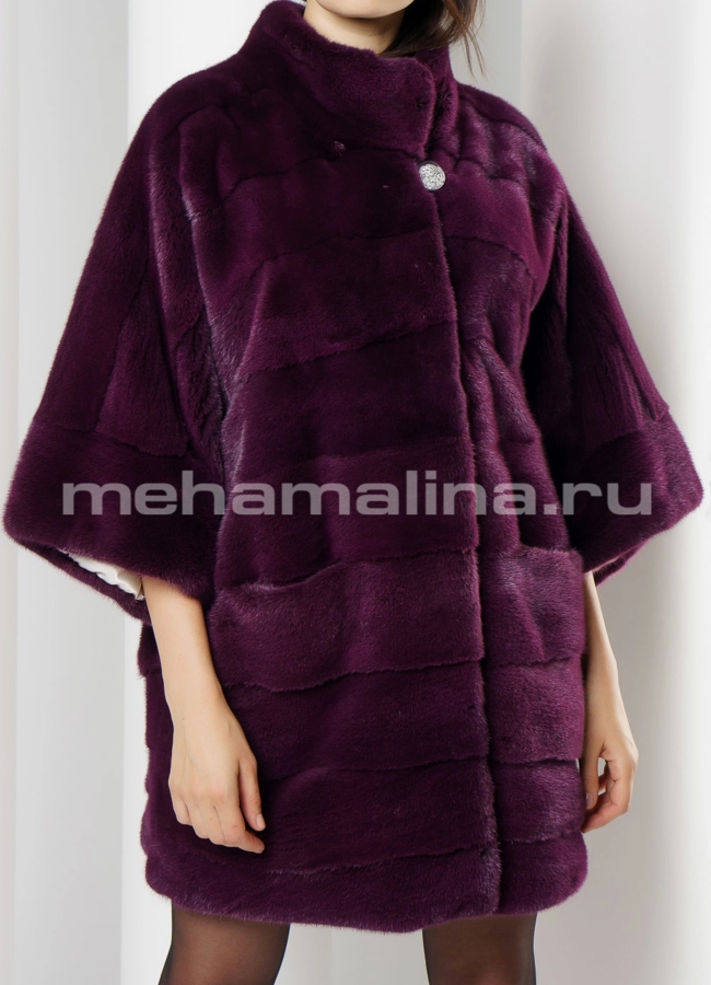Шуба из норки модель № S-652 универмаг малина