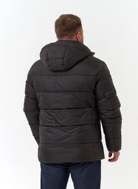 Мужской пуховик с капюшоном  фото