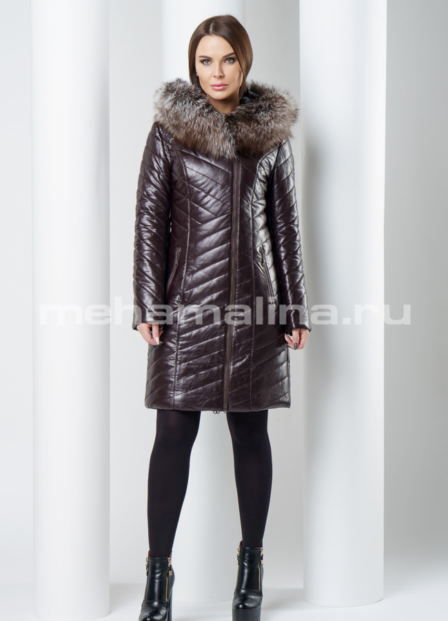 Пуховик с капюшоном модель № 8120 в рассрочку
