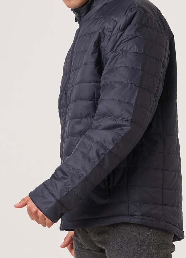 Мужская куртка прямого силуэта синего цвета  модель №  универмаг малина