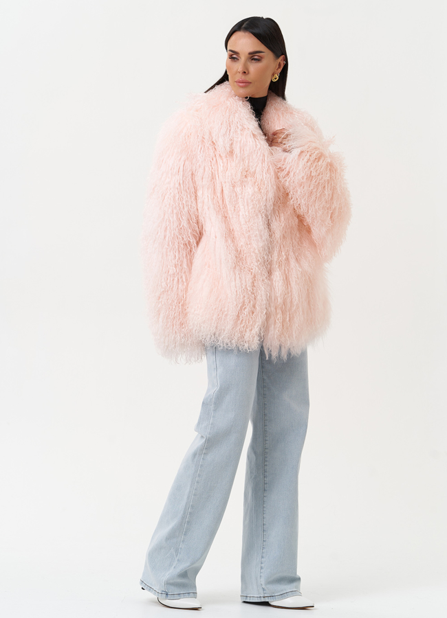 Женская шуба из меха ламы модель № 31039 в кредит Женская шуба из меха ламы модель № 31039 в кредит