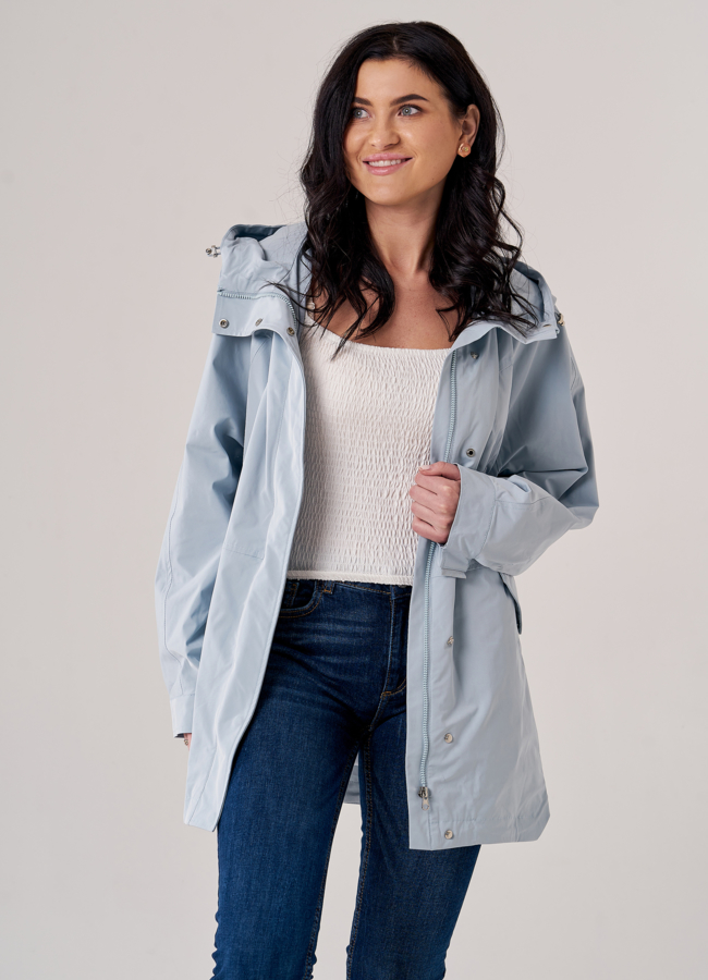 Ветровка женская голубого цвета модель № T4F W9638 универмаг малина