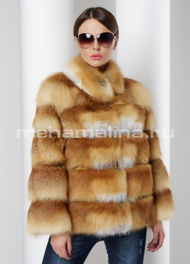 Шуба лиса модель № S-530 универмаг малина