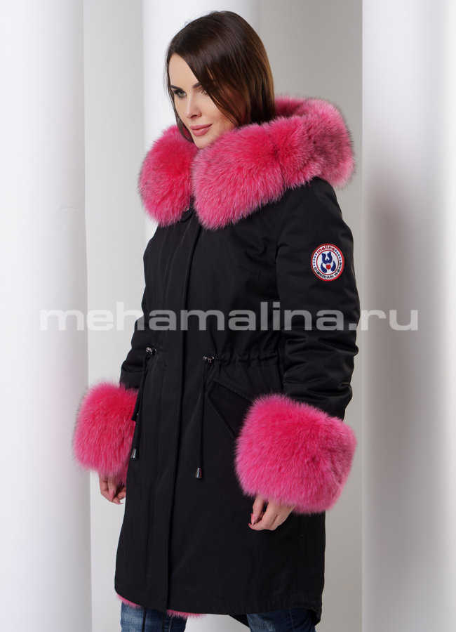 Меховая парка Malina siberian wear модель № П-164 универмаг малина