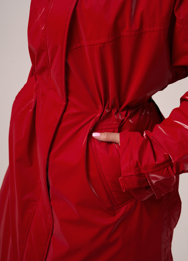 Плащ женский с капюшоном модель № 110 в рассрочку