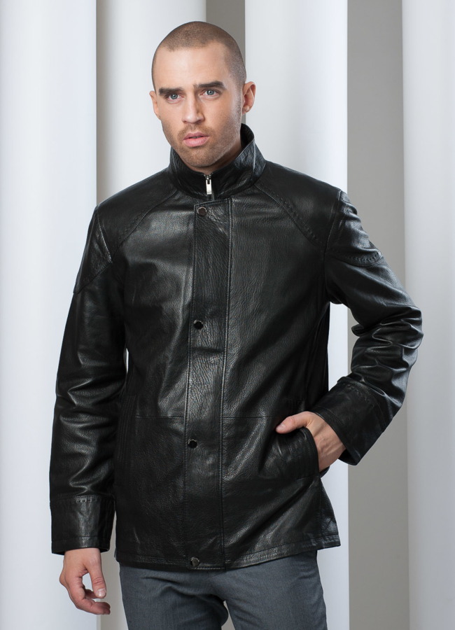 фото Кожаная куртка Jumbo модель № KP-42