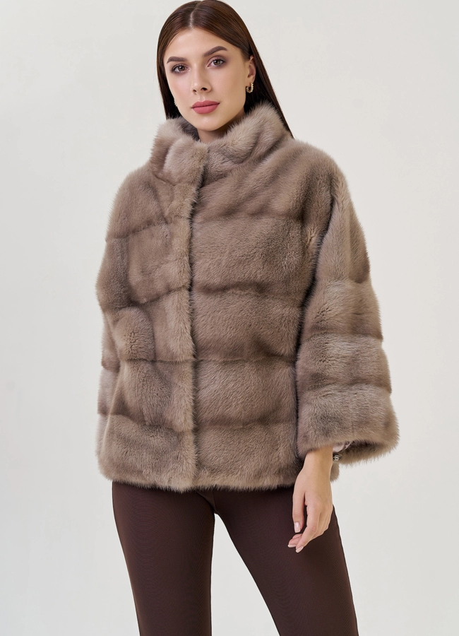 Куртка из норки модель № 23224 универмаг малина