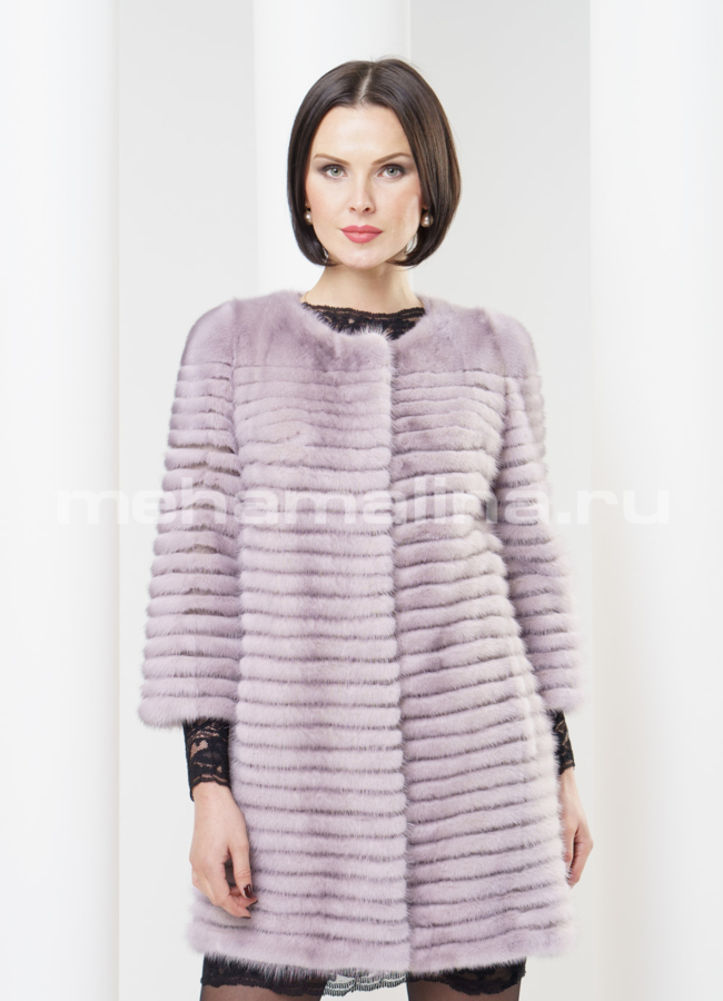 Шуба норка, поперечка модель № S-325 в рассрочку