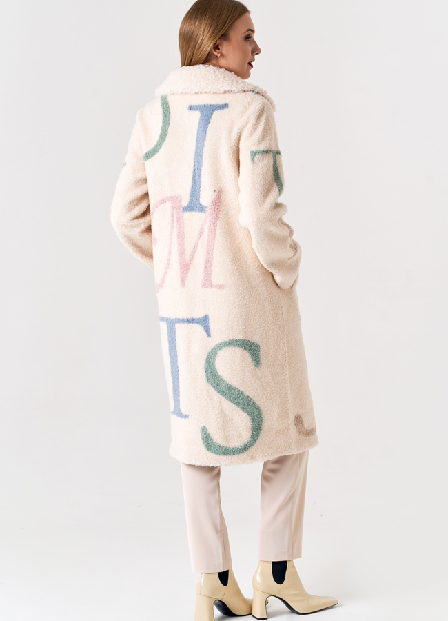 фото Двустороннее пальто из шерсти модель № 21130