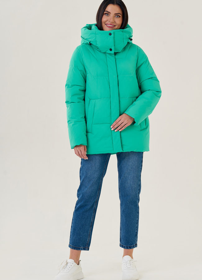 фото Куртка женская с капюшоном  модель № 23170