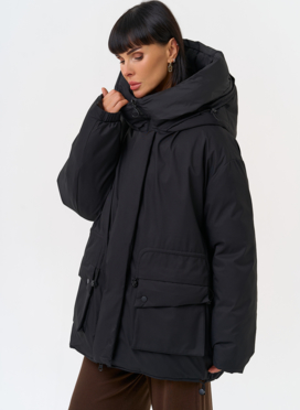 Двухсторонний женский пуховик с капюшоном Двухсторонний женский пуховик с капюшоном