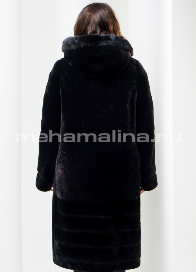 Шуба из мутона модель № S-389 в кредит