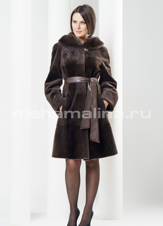 Шуба из нутрии 