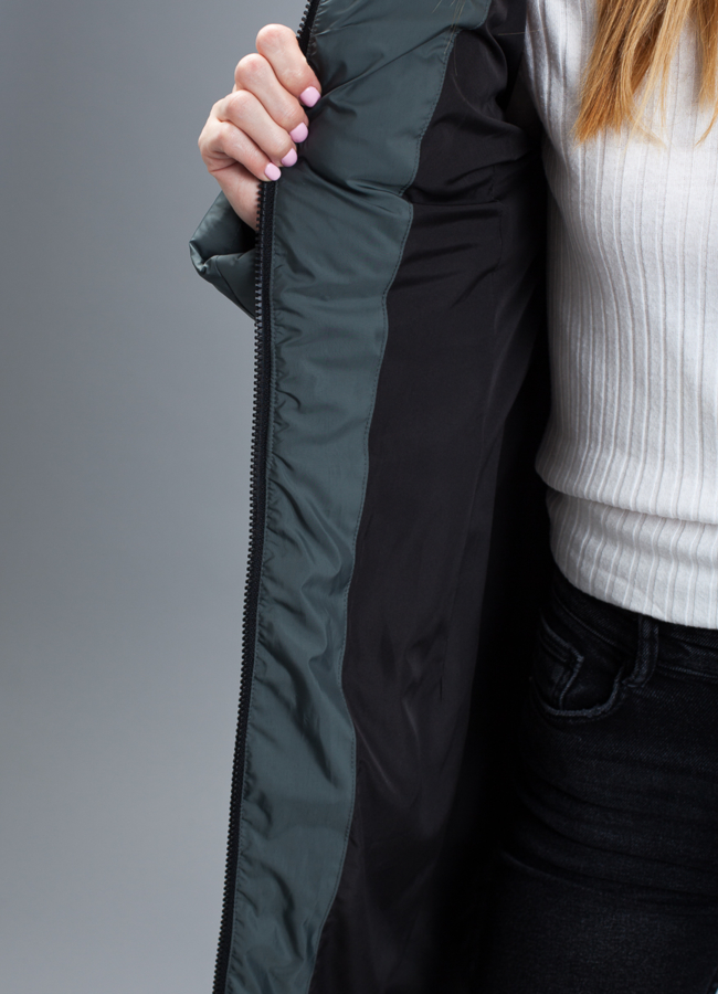 Пуховик женский биопух модель № П-317 в рассрочку