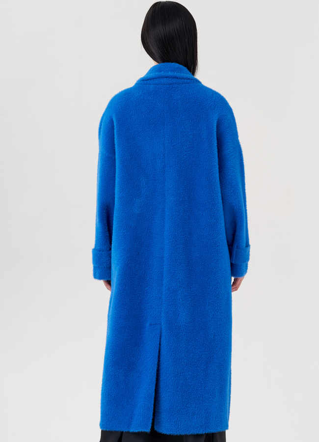 Синий кардиган модель № 24107 в кредит