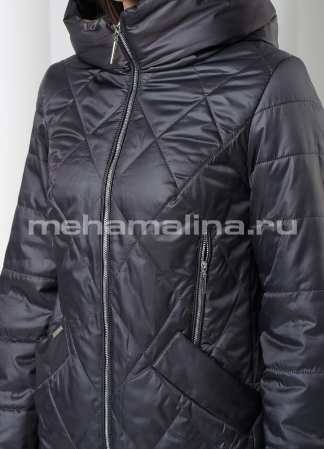 Удлиненная куртка  модель № PK-62 универмаг малина