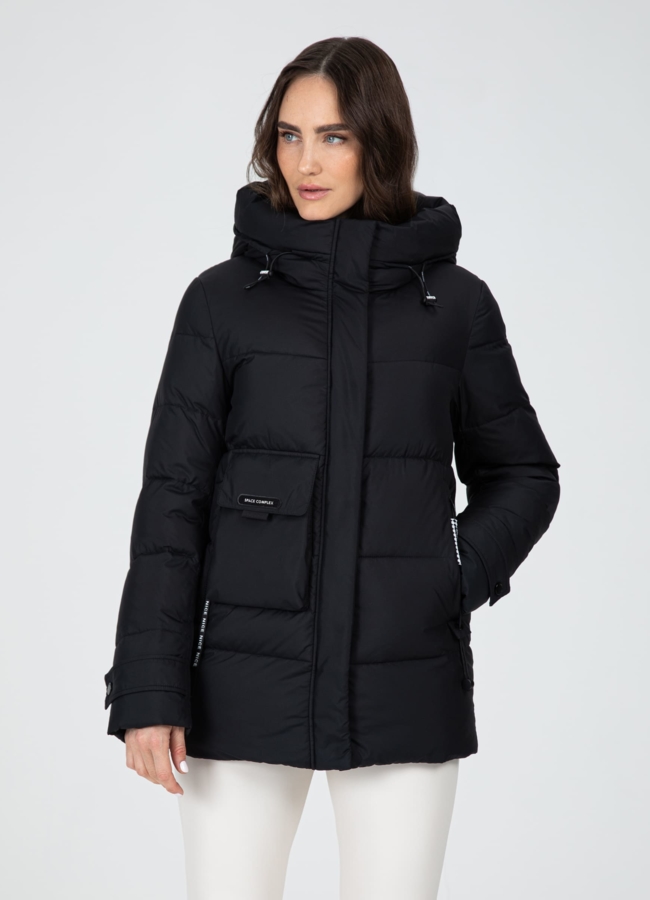 фото Куртка женская с капюшоном  модель № 25776