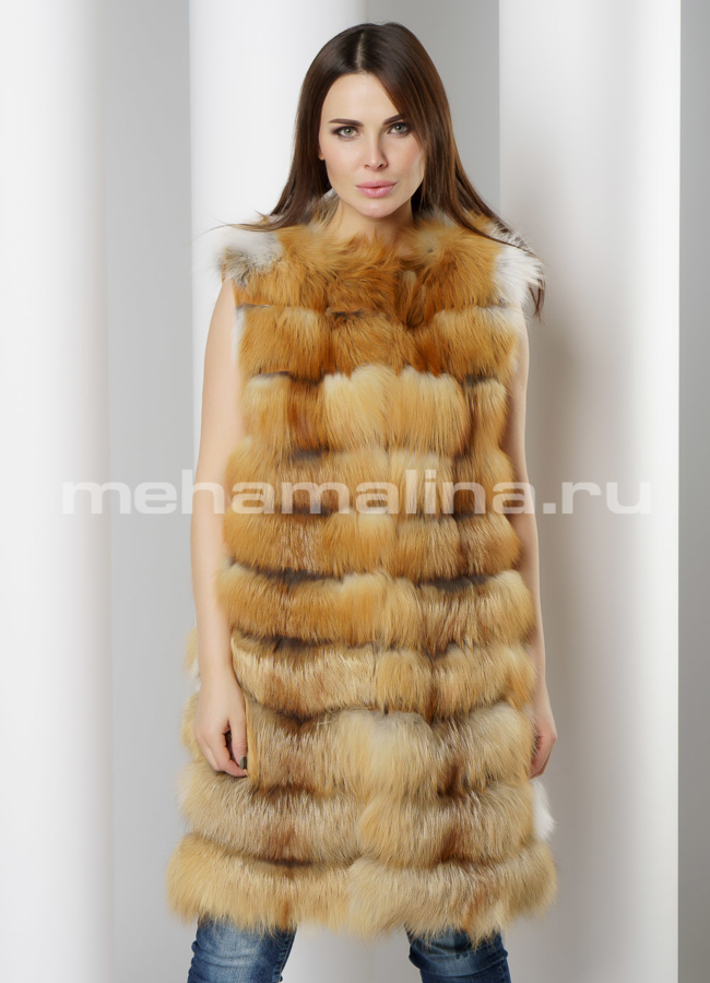 фото Жакет из лисы модель № M-168