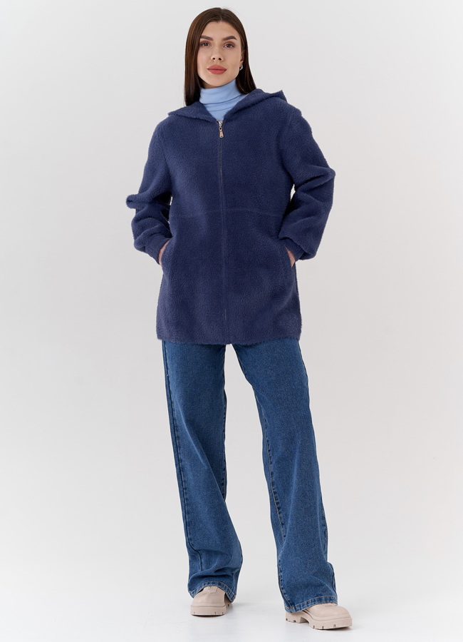 Женский кардиган с капюшоном  модель № 22514 в рассрочку