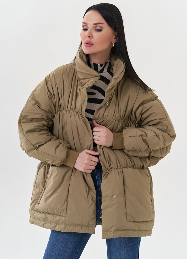 Куртка женская оверсайз  модель № 26871 в рассрочку