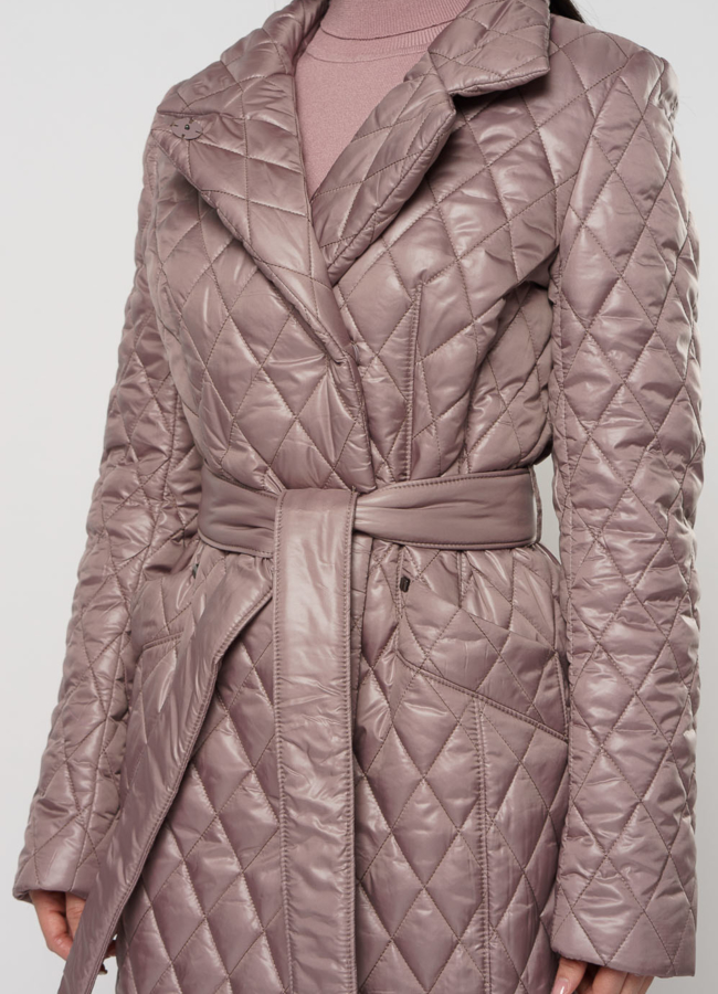 Пальто женское из текстиля на утеплителе модель № 2692 универмаг малина