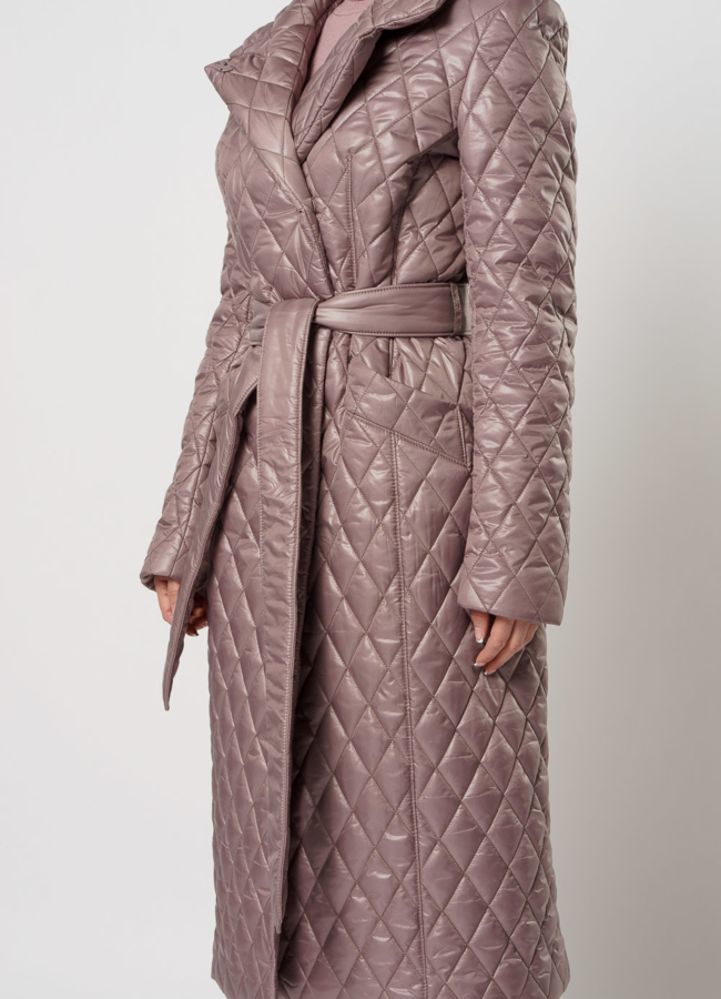 Пальто женское из текстиля на утеплителе модель № 2692 универмаг малина