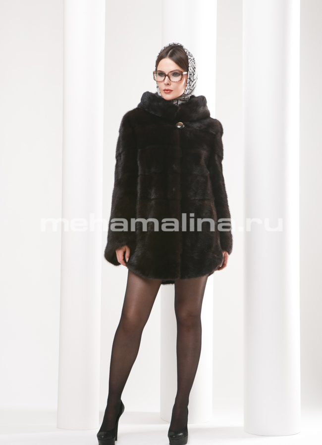 Норковая шуба модель № S-496 в рассрочку