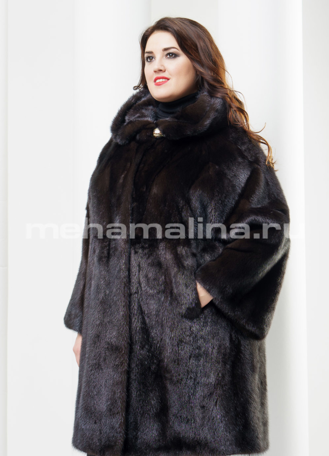 Шуба из норки модель № S-393 в кредит