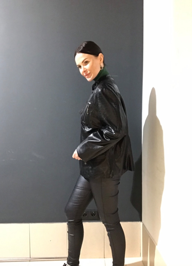 фото Куртка женская из эко кожи модель № 8986