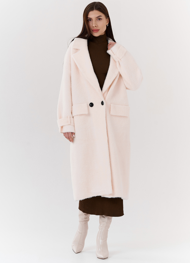 фото Женский кардиган оверсайз с английским воротником  модель № 24106