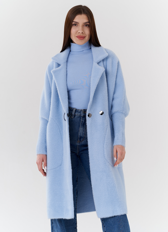 фото Кардиган женский с английским воротником  модель № 24179