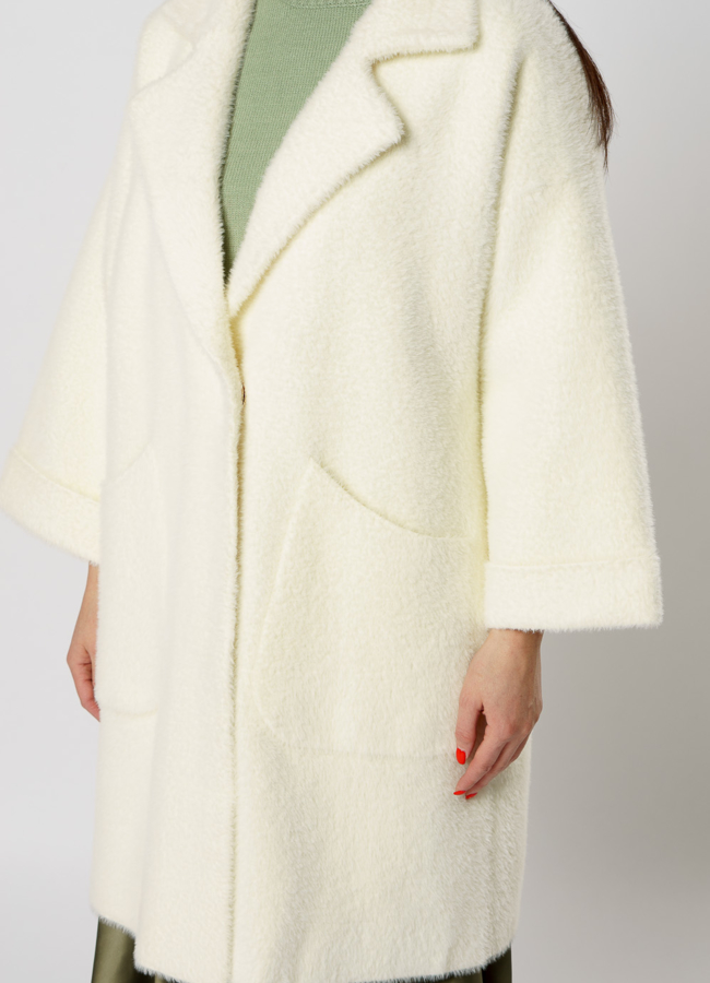 Белый кардиган модель № 20522 в рассрочку