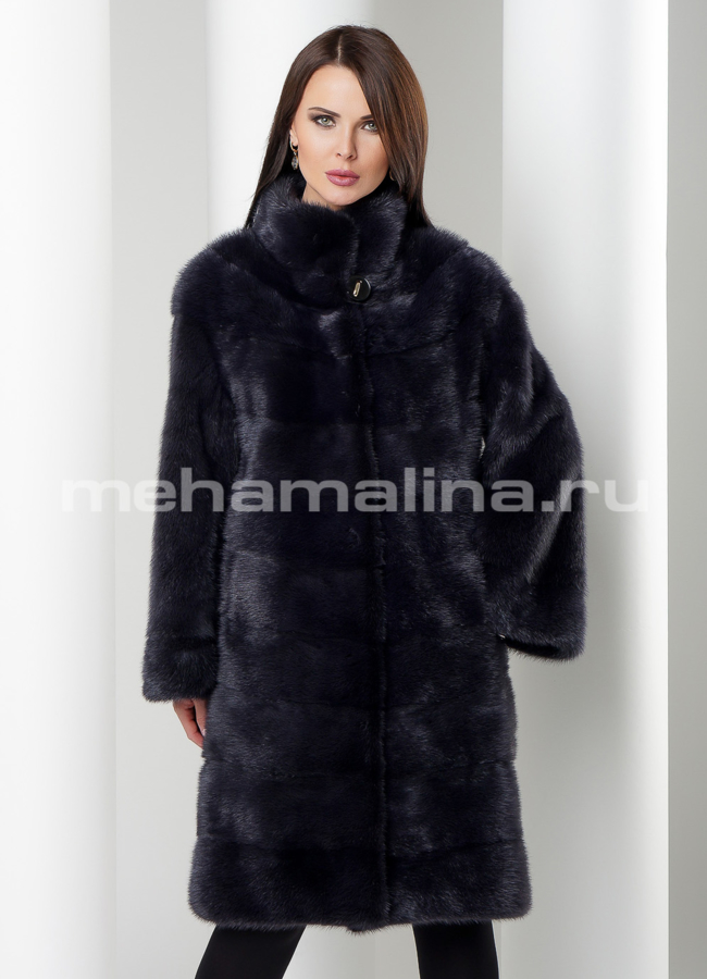 Норковая шуба модель № S-535 универмаг малина