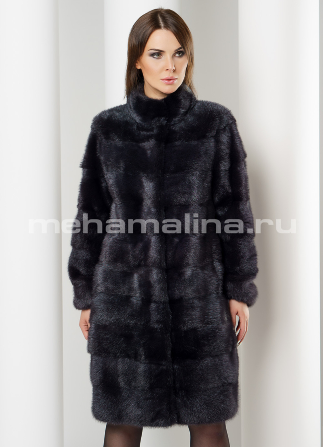 Норковая шуба модель № S-622 универмаг малина