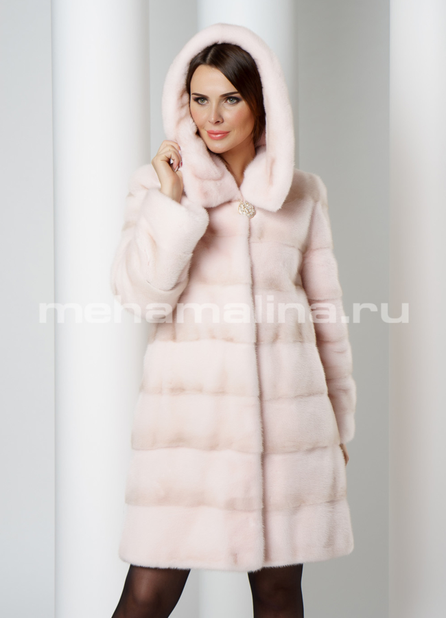 Норковая шуба модель № S-631 в рассрочку