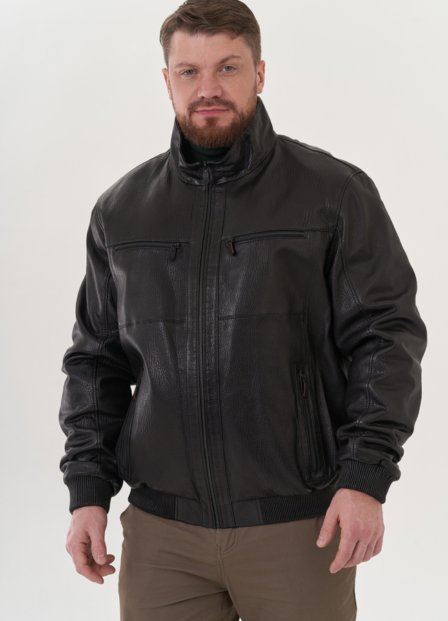 Мужская кожаная куртка 