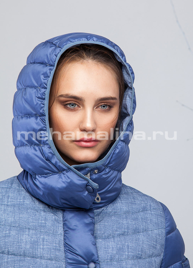 Укороченная куртка с капюшоном модель № П-170 универмаг малина