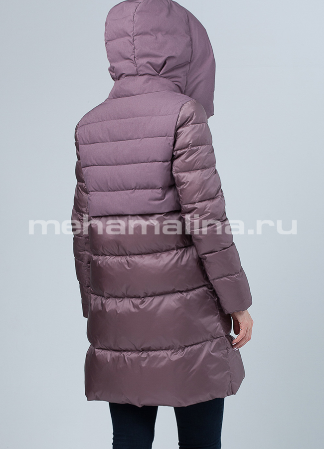 Пуховик в синем цвете модель № П-235 в кредит