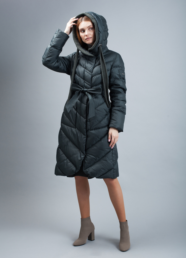 фото Пуховик женский на биопухе модель № П-310