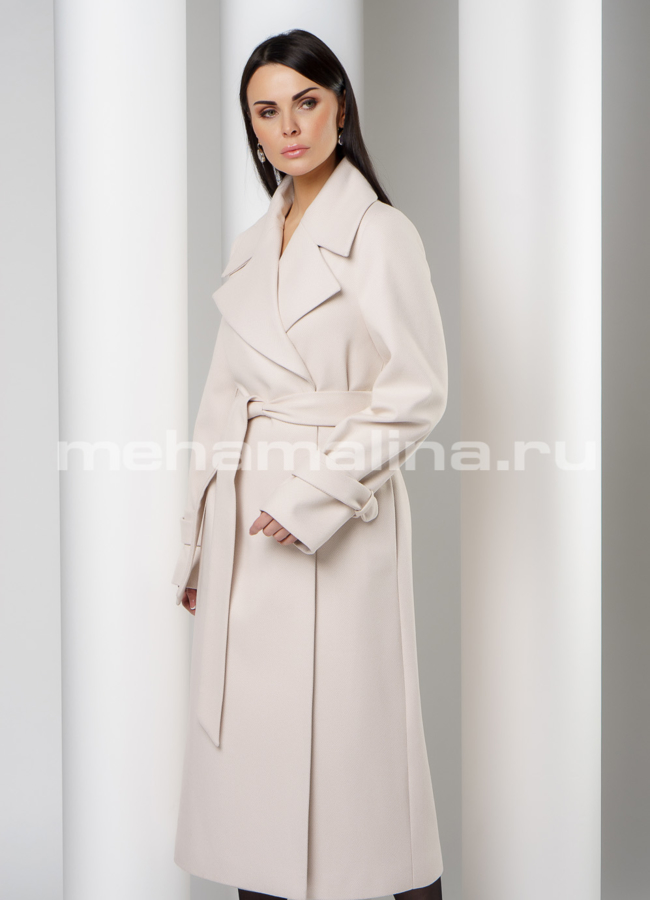 Женское пальто миди модель № 10878 универмаг малина