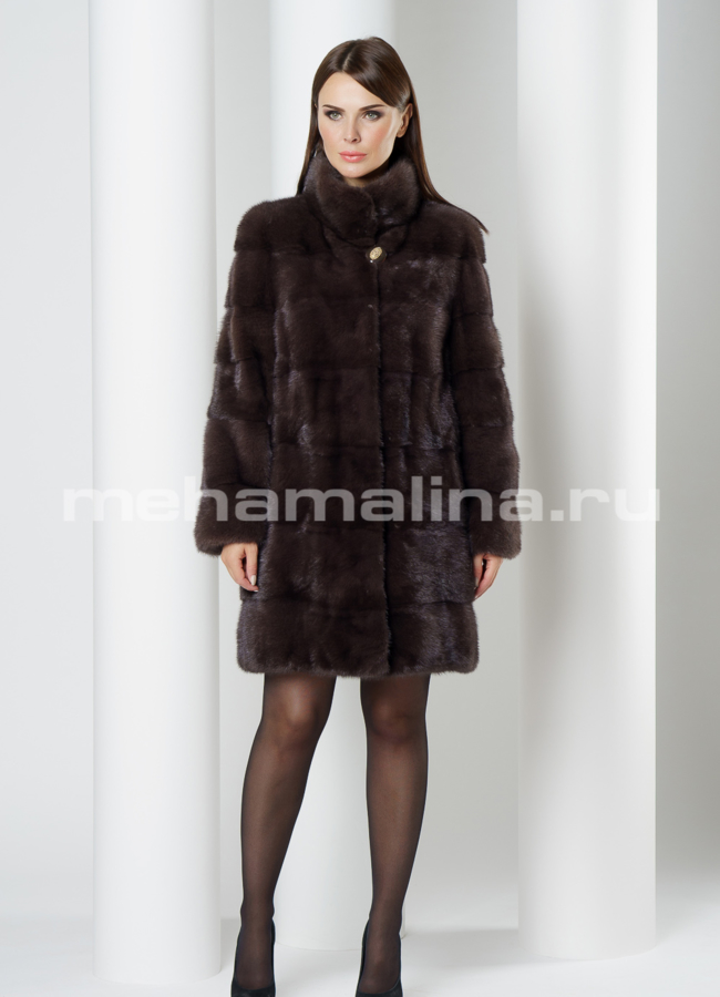 Норковая шуба модель № S-640 в рассрочку