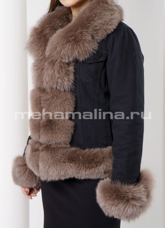 Парка джинсовая модель № П-298 универмаг малина